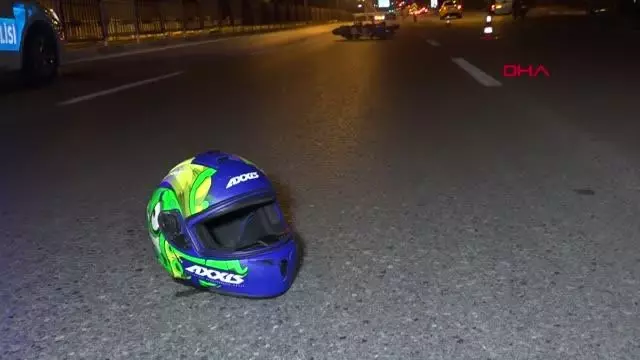 Vincin demir ayağına çarpan motosiklet sürücüsü öldü Vincin demir ayağına çarpan motosiklet sürücüsü öldü
