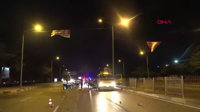 Vincin demir ayağına çarpan motosiklet sürücüsü öldü Vincin demir ayağına çarpan motosiklet sürücüsü öldü
