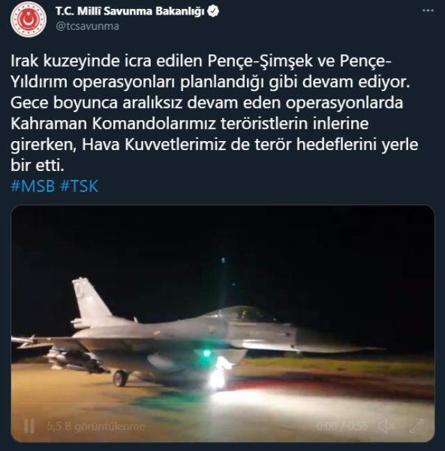 Bakanlık'tan tüyleri diken diken eden video! Terör yuvalarını birer birer böyle imha ettik
