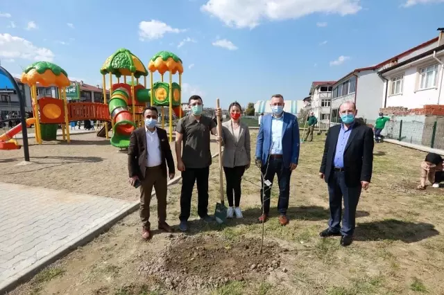 Çocukluk anıları meyve fidanlarında yaşatılıyor