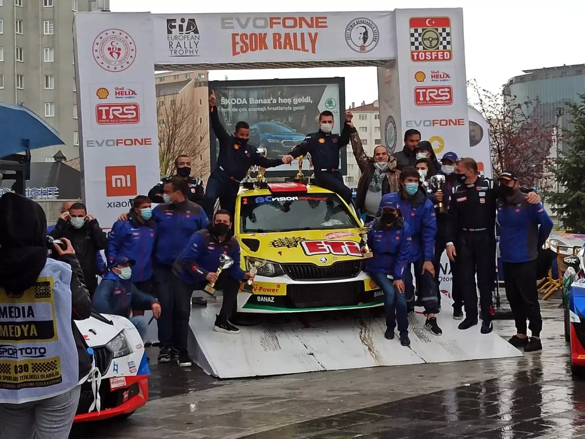 Evofone ESOK Rallisi'inde kupalar sahiplerini buldu