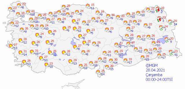 Meteoroloji 5 günlük hava tahmin raporunu açıkladı! Güneşli günler geri dönüyor