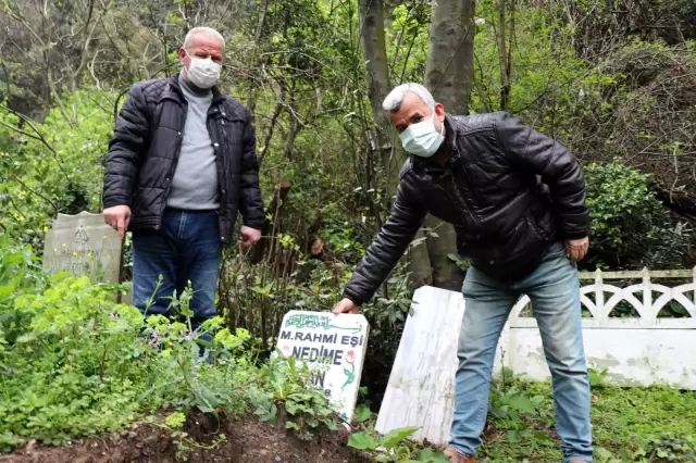 O ilçenin başı mezar hırsızları ile dertte