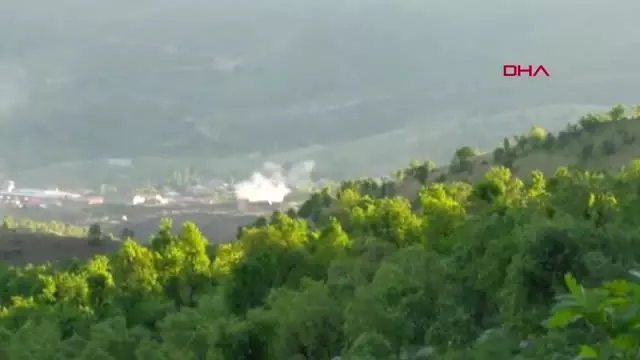 SINIRDA KONUŞLU OBÜSLER TERÖR HEDEFLERİNİ OBÜSLERLE ATEŞ ALTINA ALDI-2
