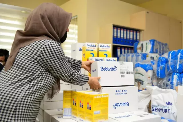 Uluslararası yardımlar ihtiyaç sahiplerine ulaştırılıyor Uluslararası yardımlar ihtiyaç sahiplerine ulaştırılıyor