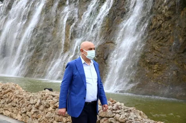 Başkan Altınok, bakımları tamamlanan Büyük Keçiören Şelalesi'ni inceledi Başkan Altınok, bakımları tamamlanan Büyük Keçiören Şelalesi'ni inceledi