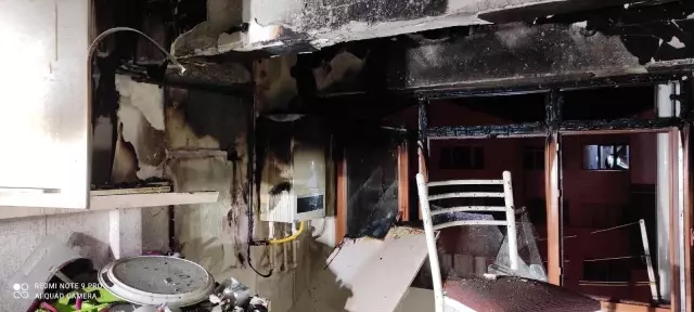 Başkent'te korkutan yangın Başkent'te korkutan yangın