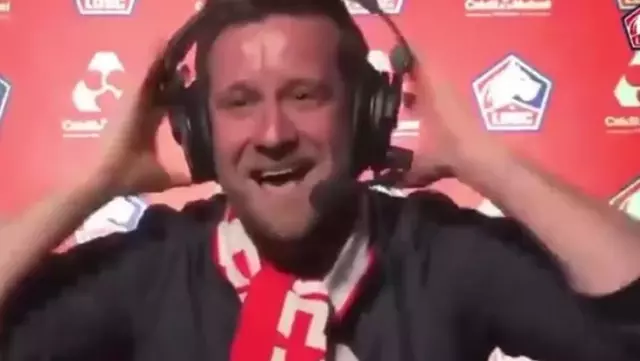 French announcer passed out after Burak Yilmaz's goal French announcer passed out after Burak Yilmaz's goal
