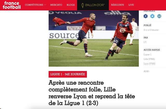 Burak adorned the headlines in France, L'Equipe, the country's most important sports newspaper, titled 'Championship thanks to the Turkish star'