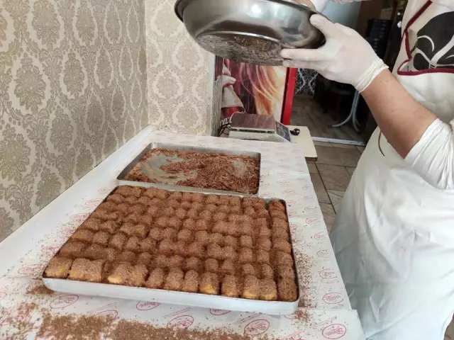 Karantinadaki hastalardan soğuk baklavaya yoğun talep Karantinadaki hastalardan soğuk baklavaya yoğun talep