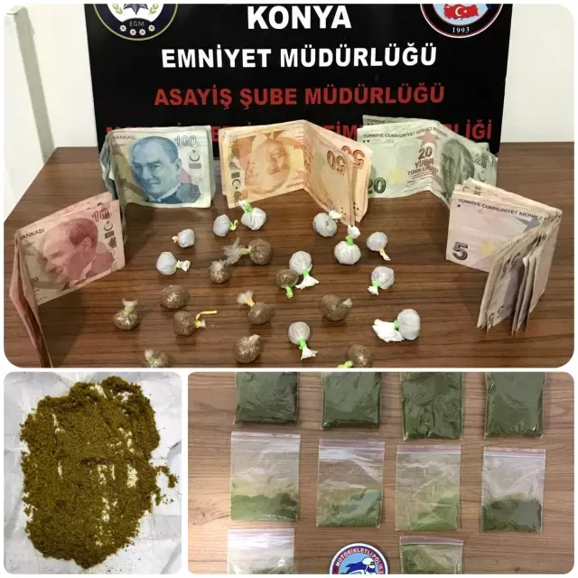 Son Dakika | Konya'da uyuşturucu operasyonları: 47 gözaltı