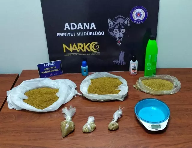 Adana'da bir haftada 70 bin hap, 52 kilo esrar ele geçirildi