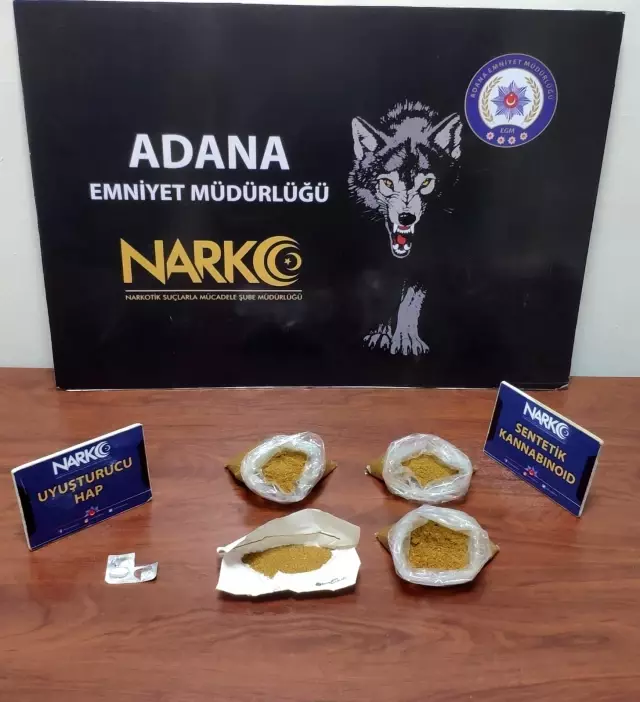 Adana'da bir haftada 70 bin hap, 52 kilo esrar ele geçirildi
