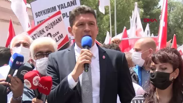 ADANA İNCİRLİK HAVA ÜSSÜ ÖNÜNDE BİDEN'A TEPKİ