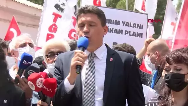ADANA İNCİRLİK HAVA ÜSSÜ ÖNÜNDE BİDEN'A TEPKİ