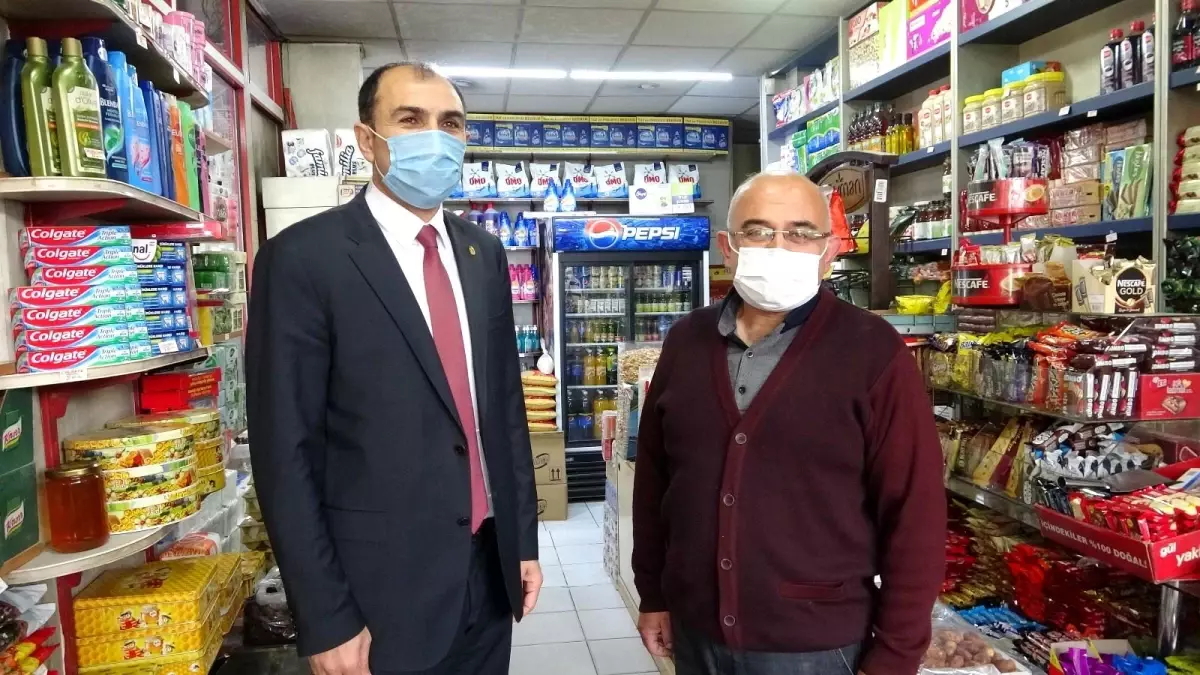 Başkan Berge'den esnafa Ramazan ziyareti