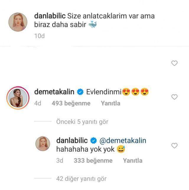 Danla Bilic'in Poyraz Teoman'la evlendiği iddiası