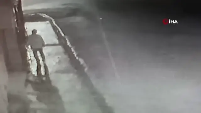 İş yerinin bahçesinden köpeği böyle çaldı