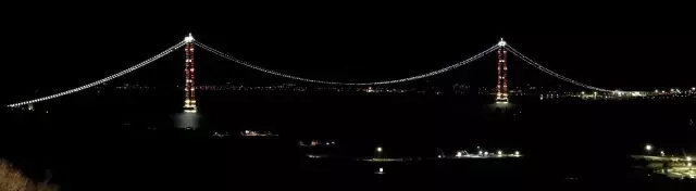 1915 Çanakkale Köprüsü'nde ana halat kablolarının montajı tamamlanmak üzere