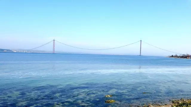 1915 Çanakkale Köprüsü'nde ana halat kablolarının montajı tamamlanmak üzere