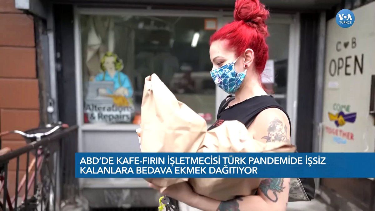 ABD'de Kafe-Fırın İşletmecisi Türk Bedava Ekmek Dağıtıyor