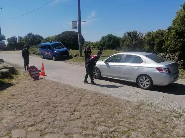 ÇANAKKALE 'AFET BÖLGESİ' ASSOS ANTİK LİMAN YOLUNDA, KAYA ISLAHI BAŞLADI