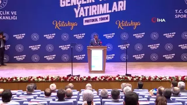 Bakan Kasapoğlu'ndan Kütahya halkına müjdeler Bakan Kasapoğlu'ndan Kütahya halkına müjdeler