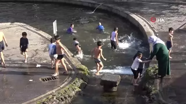 Bu da 'korona' havuzu...'Korona virüs bize işlemiyor' Bu da 'korona' havuzu...'Korona virüs bize işlemiyor'