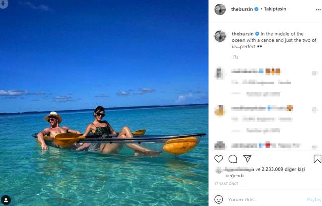 El ele görüntülenen Hande Erçel ve Kerem Bürsin, Instagram'dan aşklarını ilan etti