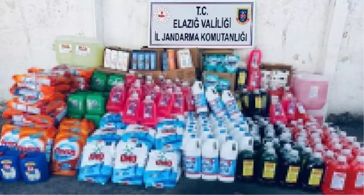 Elazığ'da sahte temizlik malzemesi operasyonu: 1 gözaltı
