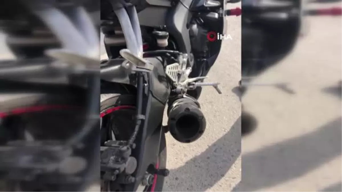 Gürültüye neden olan egzozu takanlar trafikten men ediliyor