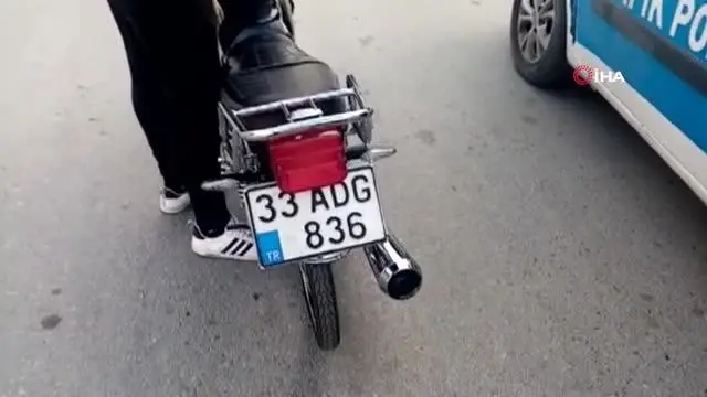 Gürültüye neden olan egzozu takanlar trafikten men ediliyor Gürültüye neden olan egzozu takanlar trafikten men ediliyor