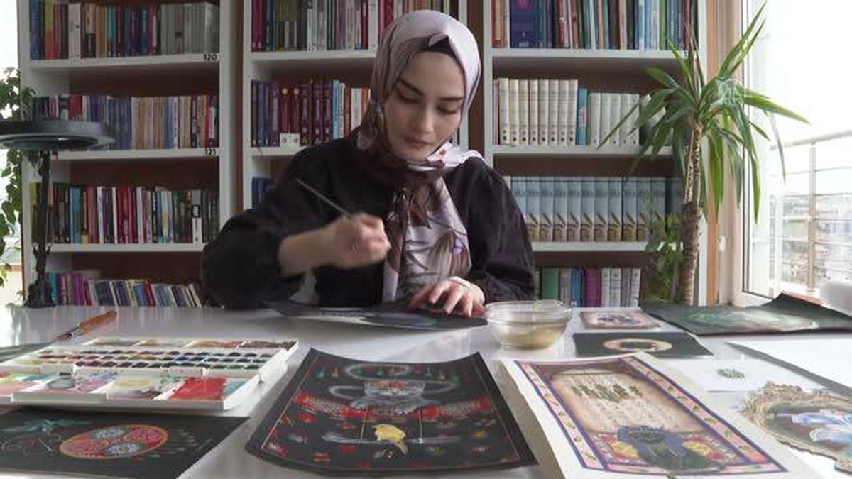 İllüstrasyonla minyatür sanatına farklı bir boyut kazandırmak istiyor