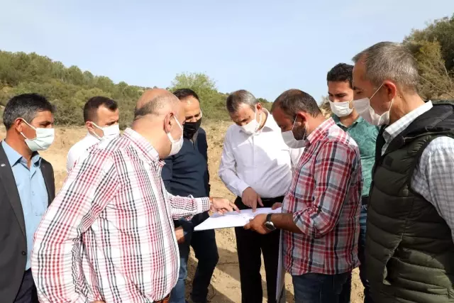 Karacaören Göleti'nde çalışmalar devam ediyor Karacaören Göleti'nde çalışmalar devam ediyor