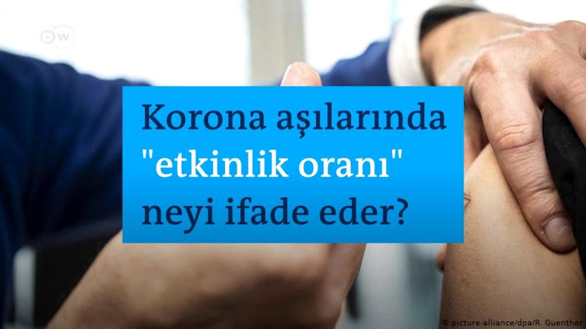 Korona aşılarında 'etkinlik oranı' neyi ifade eder?