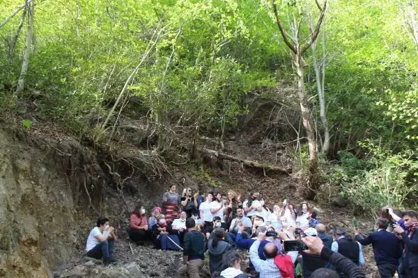 Rize'de taş ocağı gerginliği 8'inci gününde Rize'de taş ocağı gerginliği 8'inci gününde