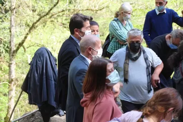 Rize'de taş ocağı gerginliği 8'inci gününde Rize'de taş ocağı gerginliği 8'inci gününde