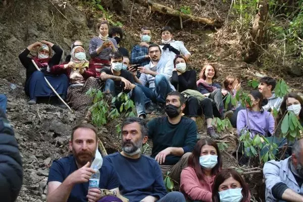 Rize'de taş ocağı gerginliği 8'inci gününde Rize'de taş ocağı gerginliği 8'inci gününde