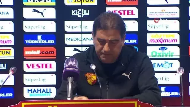 Göztepe - Trabzonspor maçının ardından Göztepe - Trabzonspor maçının ardından