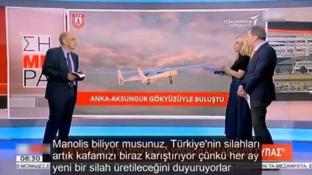 Yunan medyasını korkutan Türk silahı! Canlı yayında dikkat çeken yorum: Artık kafamızı karıştırıyor Yunan medyasını korkutan Türk silahı! Canlı yayında dikkat çeken yorum: Artık kafamızı karıştırıyor