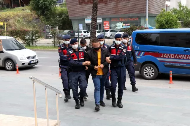 Alanya'da operasyonda yakalanan yasa dışı bahis şüphelileri adliyede Alanya'da operasyonda yakalanan yasa dışı bahis şüphelileri adliyede