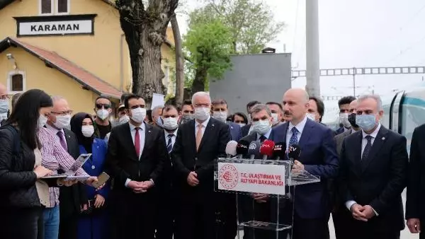 Son dakika! KARAMAN BAKAN KARAİSMAİLOĞLU: KONYA-KARAMAN YHT HATTI HAZİRANDA BAŞLIYOR Son dakika! KARAMAN BAKAN KARAİSMAİLOĞLU: KONYA-KARAMAN YHT HATTI HAZİRANDA BAŞLIYOR
