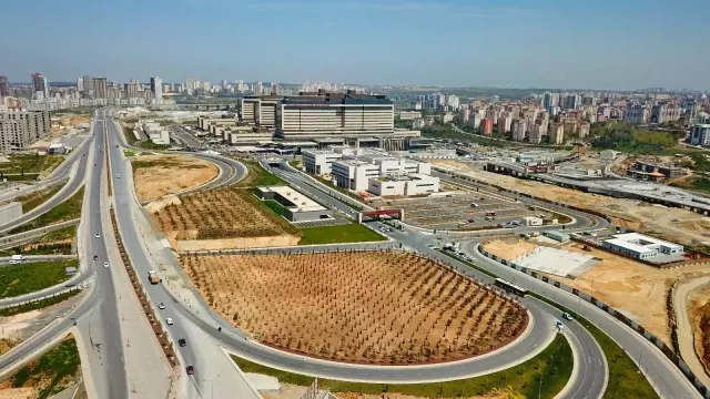 Başakşehir'de sakura ağaçları çiçek açtı Başakşehir'de sakura ağaçları çiçek açtı