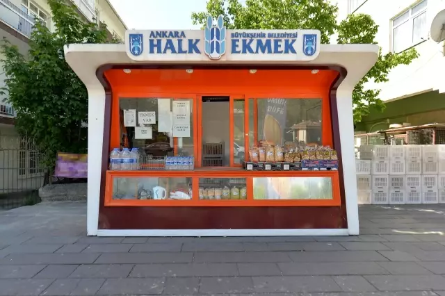 Başkent'te Halk Ekmek büfe sayısı artıyor Başkent'te Halk Ekmek büfe sayısı artıyor