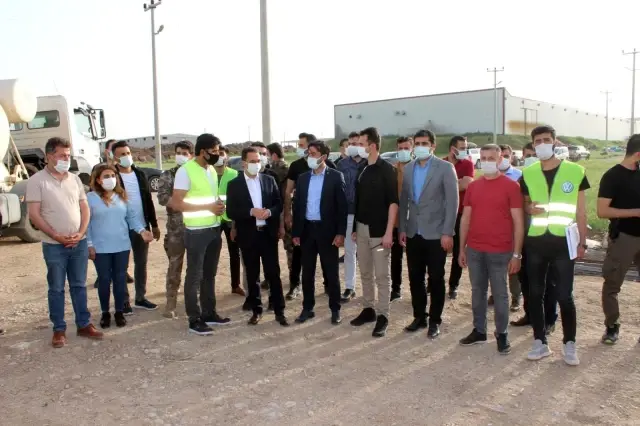 Cizre OSB'de üretim tesisinin temeli atıldı Cizre OSB'de üretim tesisinin temeli atıldı