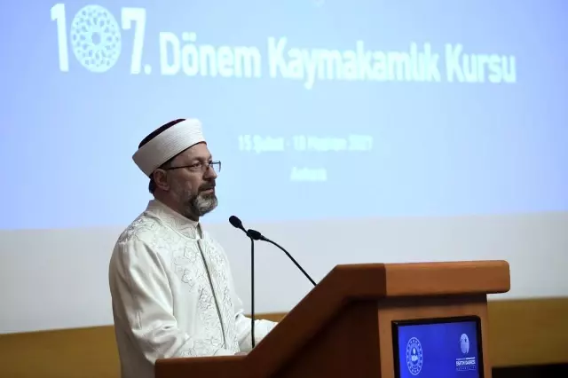 Diyanet İşleri Başkanı Erbaş: 'Ne kadar faydalı işler yaparsanız o kadar çok hayırlı bir insan olursunuz' Diyanet İşleri Başkanı Erbaş: 'Ne kadar faydalı işler yaparsanız o kadar çok hayırlı bir insan olursunuz'