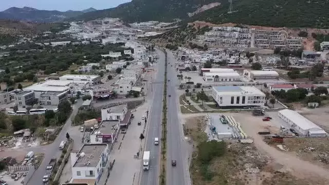 Drone - Bodrum 'Tam kapanma'nın ardından sessizliğe büründü Drone - Bodrum 'Tam kapanma'nın ardından sessizliğe büründü