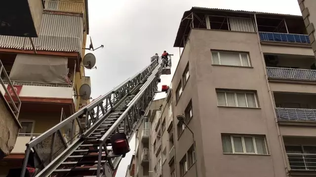 Efeler'de mutfak yangını Efeler'de mutfak yangını