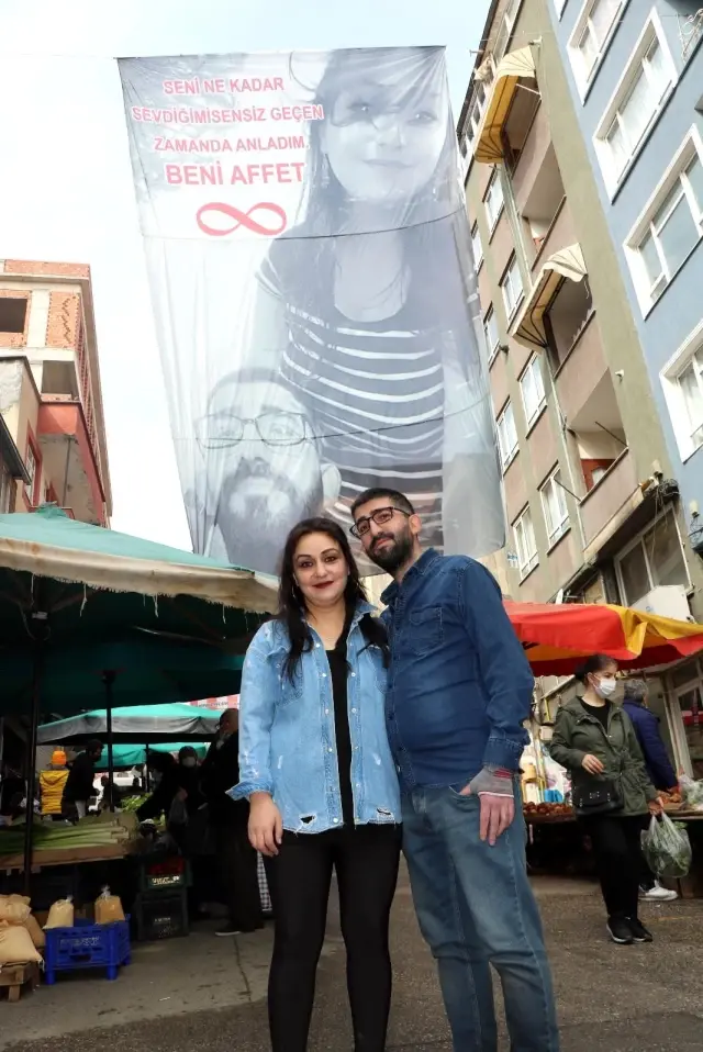 Eşiyle tartışan esnaftan 'Dağ' gibi özür Eşiyle tartışan esnaftan 'Dağ' gibi özür