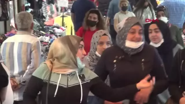 HATAY'DA KISITLAMA ÖNCESİ YOĞUNLUK, TARİHİ UZUN ÇARŞI DOLUP TAŞTI HATAY'DA KISITLAMA ÖNCESİ YOĞUNLUK, TARİHİ UZUN ÇARŞI DOLUP TAŞTI